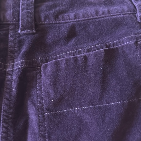 Athleta Roseville Brushed Velvet Cotton Skirt Womens 10 A-Line Soft Stretch - Picture 6 of 11